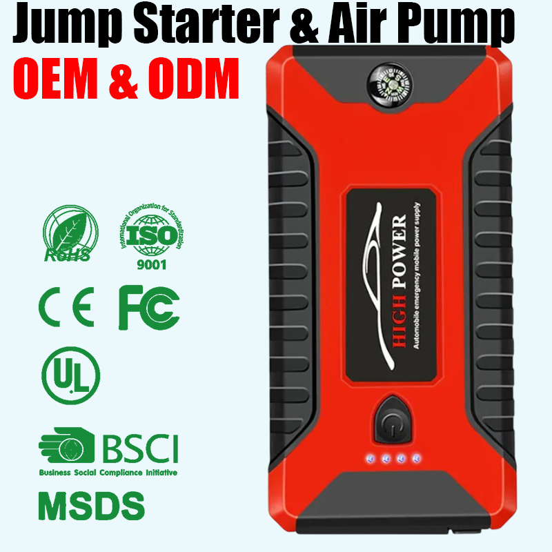 Портативный пусковой бустер (12V, 5400mAh)