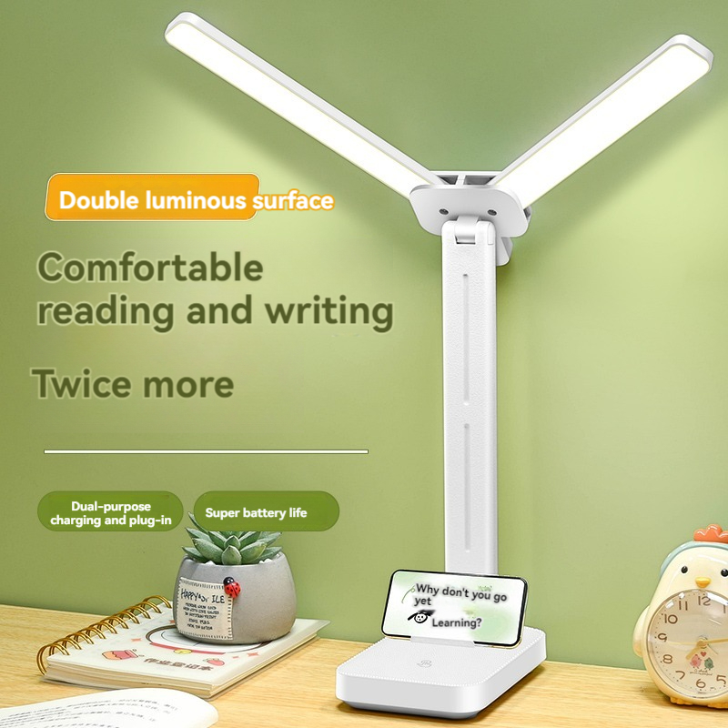 Dimmable Rechargeable LED Study Table Lamp Eye Care Study Reading Lamp Table Lamp for Study Desk