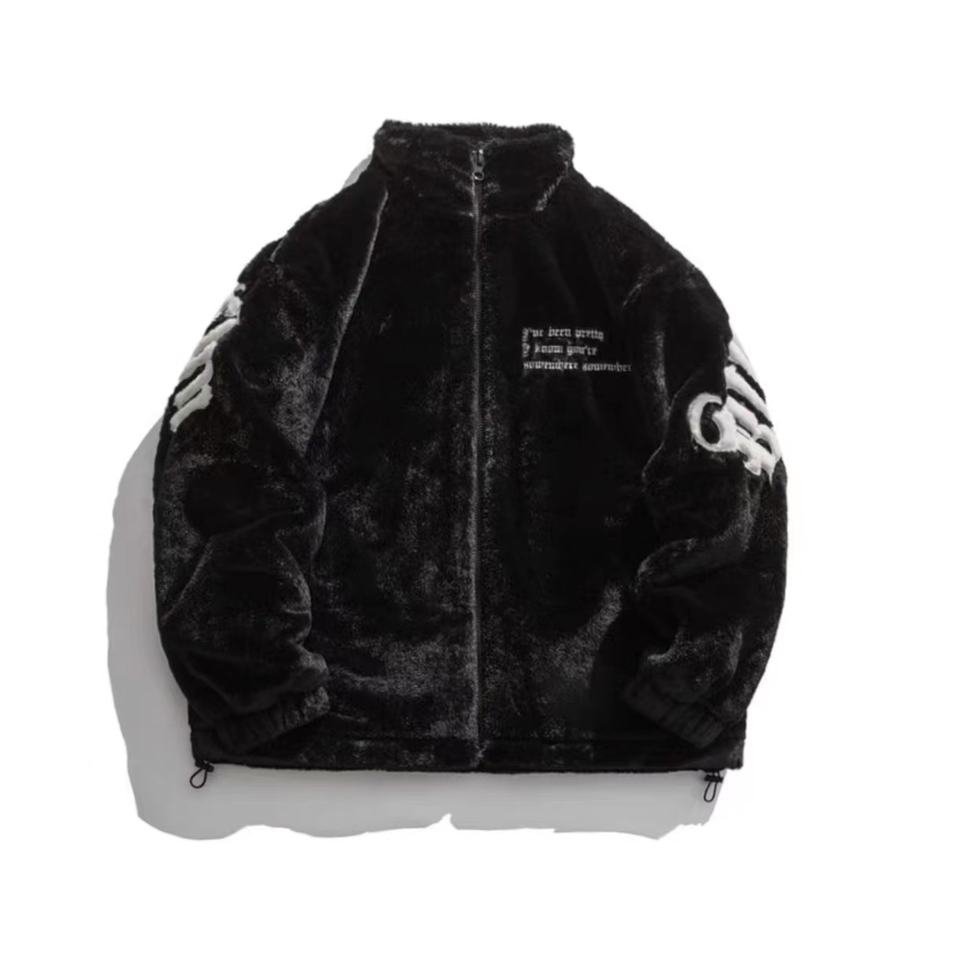 Stylish Printed Fleece Jacket