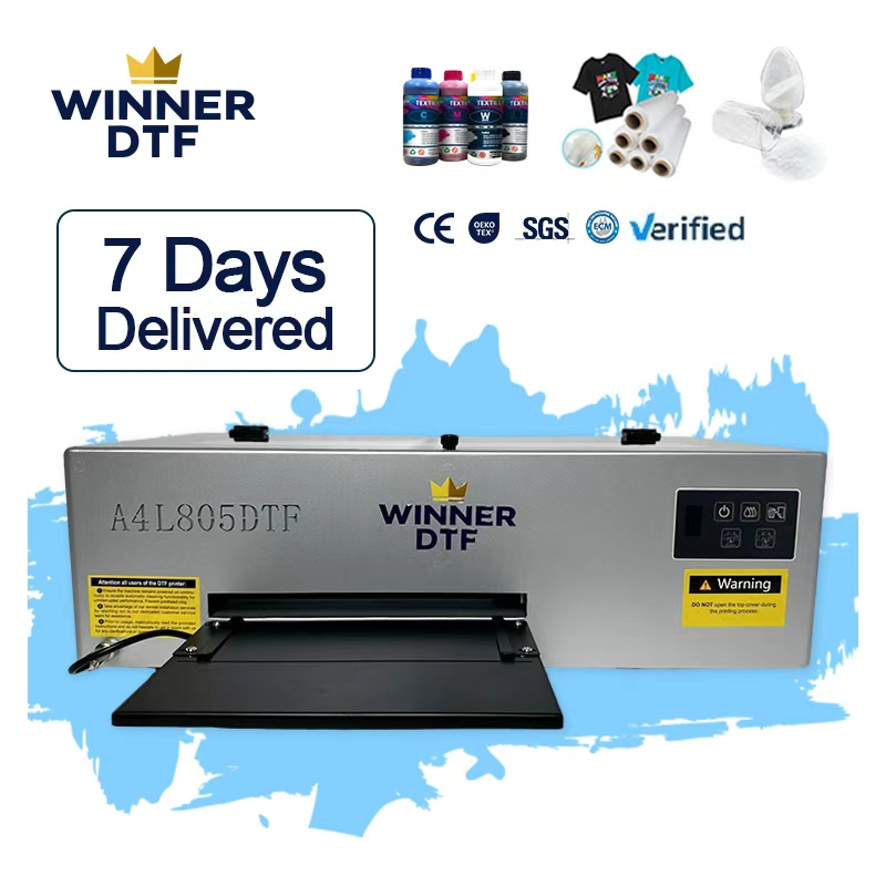 New Full-Automatic Epson Head A4 DTF Printer L805 Machine for T-Shirt Printing with 3-Year Warranty-Small Business Use