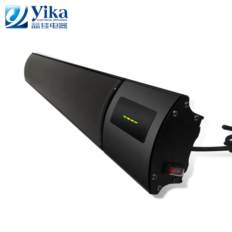 1800W Electric Far-Infrared Heating Frameless Remote Control Wall/Ceiling Heater Aluminum Carbon Lighting Wall Mounted