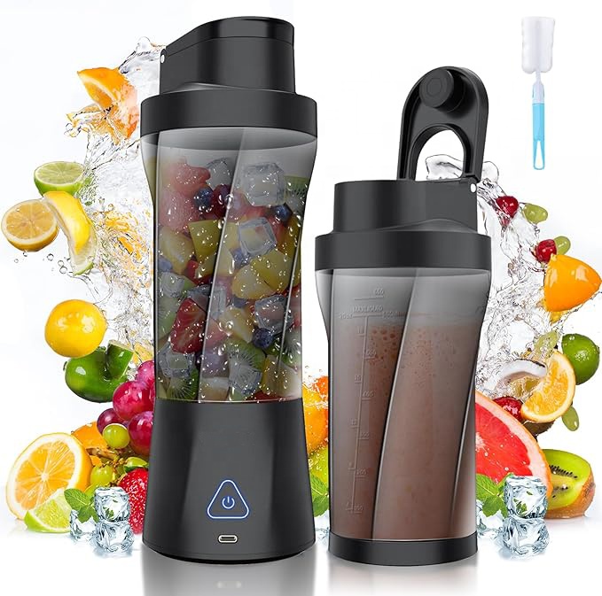 High Power 360W Rechargeable Juicer Mini Travel Blender Portable Blender Electric Smoothies Juicer Cup Protein Shaker