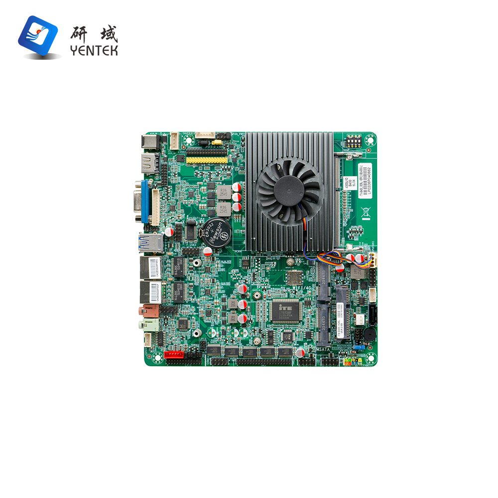 Intel 4th Gen Core I3/i5/i7 6 RS232 COM 12V DC Power VGA HD LVDS Win10 Linux for POS ATM Industrial Mini ITX Motherboard