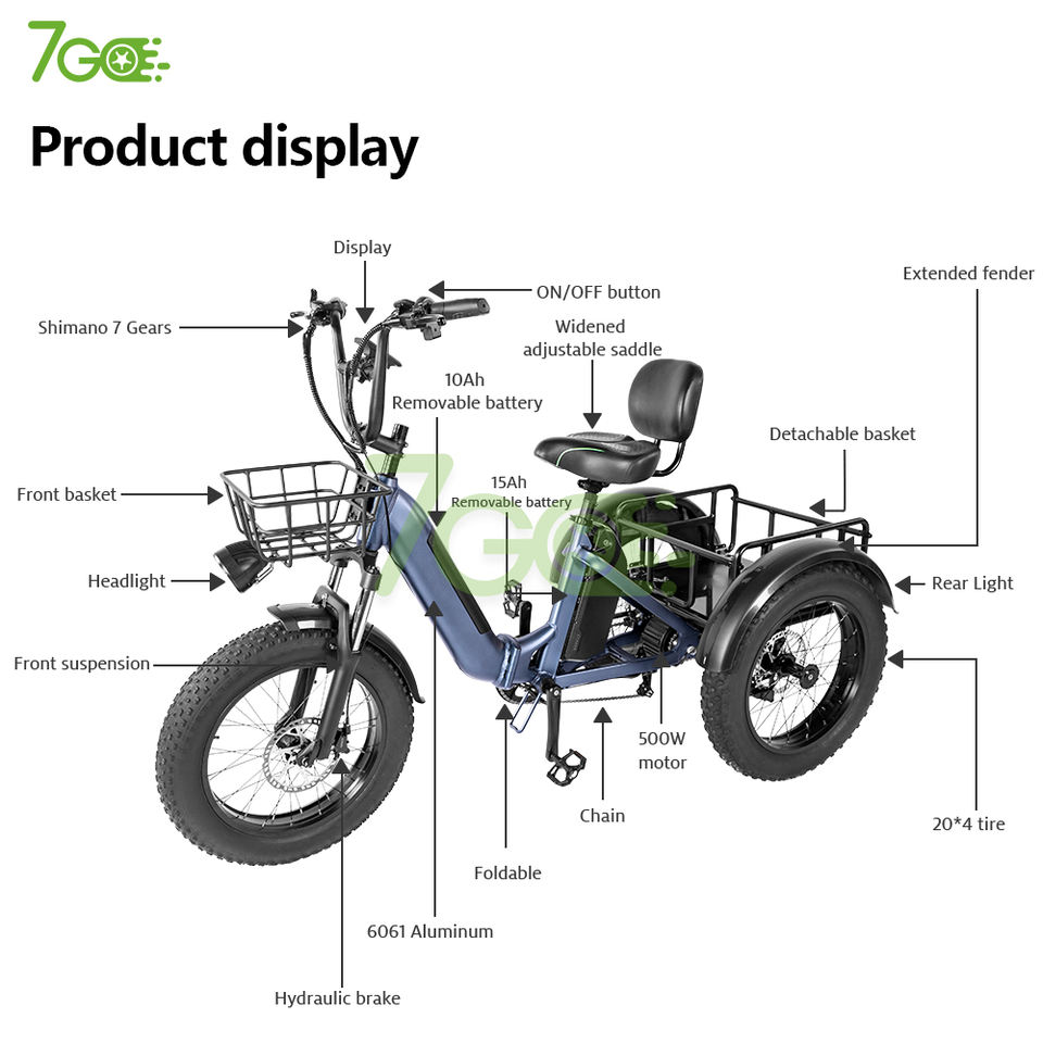 Электрический трик 750W (20 дюймов)