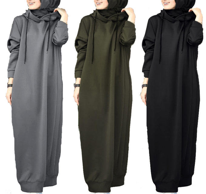 Custom New Long Style Winter Solid
