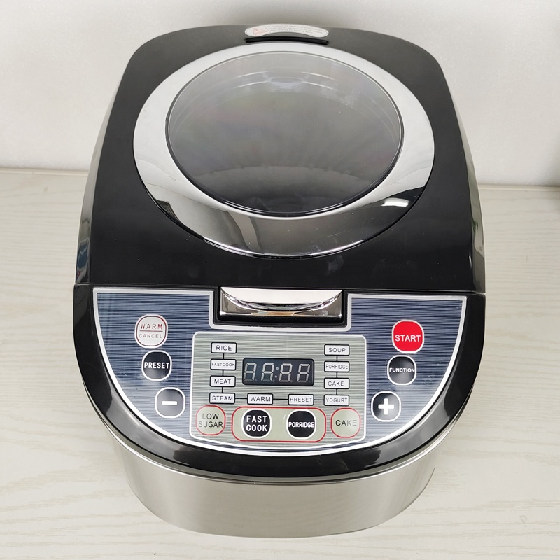 110V US Plug 5L Smart Digital Household Rice Cooker with Plastic Housing Paddle & Measuring Cup in Stock