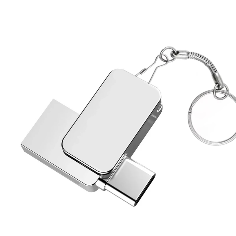 Mini USB-C USB Flash Drive 8GB 16GB 128GB 3.0  Dual Memory Stick Type-c Pen Drive 2.0 Pendrive Key 64GB 32GB for iphone 15/16/17