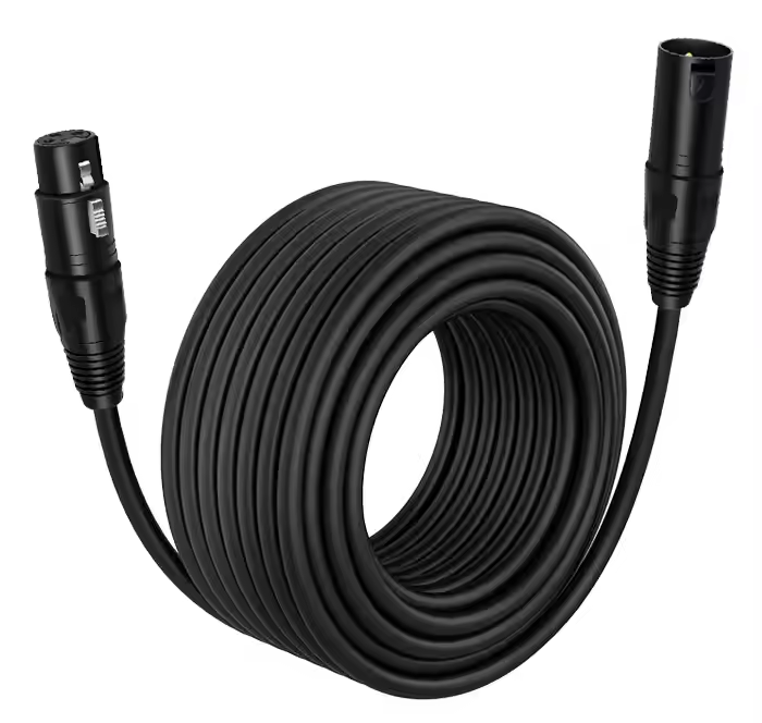 Mindpure Professional Balanced XLR Mic Cable OFC HiFi 3 Pin Audio Cable Low Noise XLR Male to Female for Studio Mixer Speaker