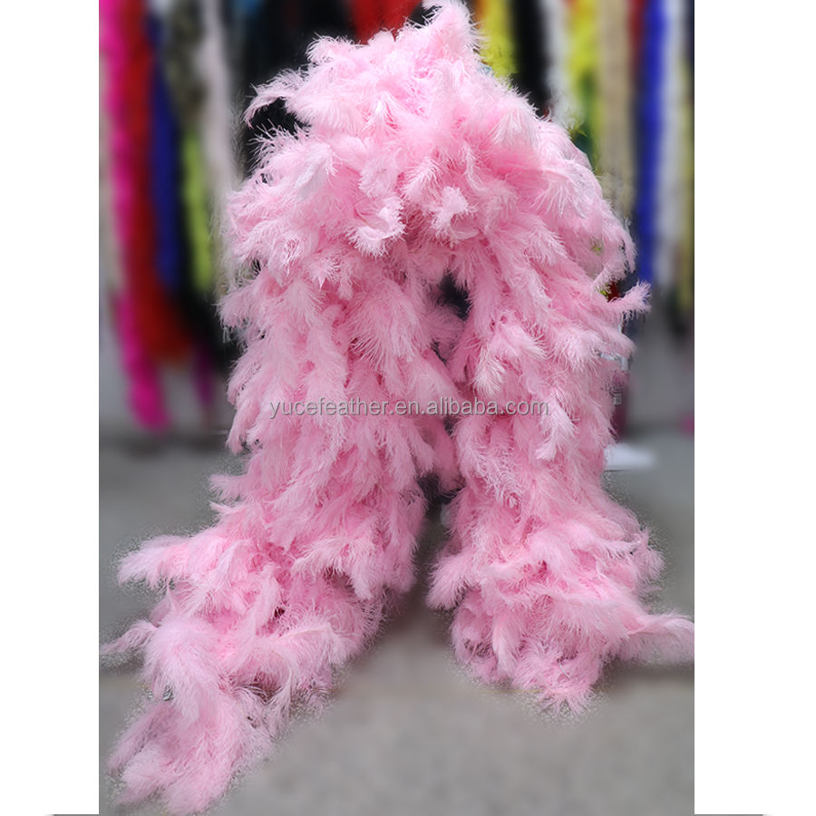 Pink Feather Boa Heavy Plume